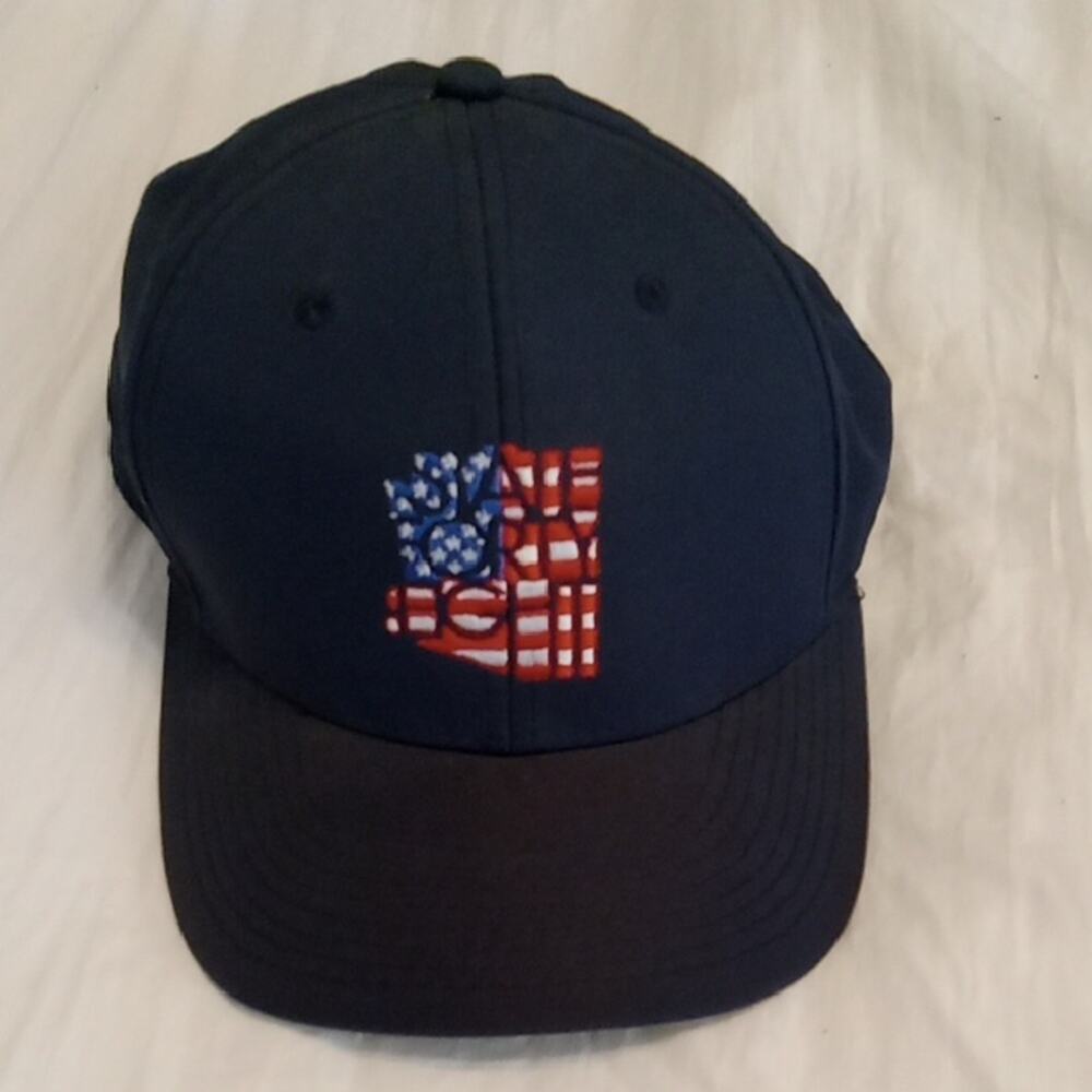 Pukka Navy Blue Cap with American Flag Design